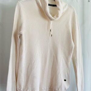 Ralph Lauren Cream Cowl Neck Sweater